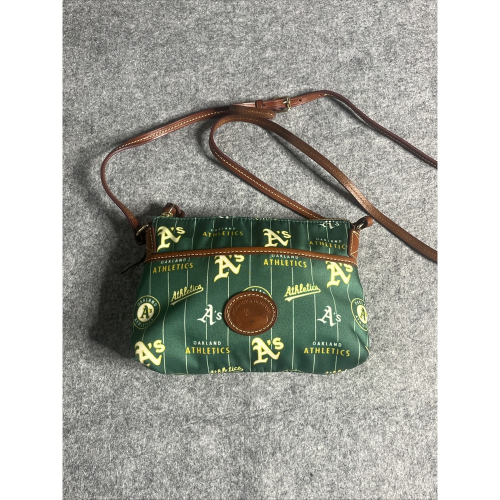 Dooney & Bourke‎ Green Oakland A's Ginger Duckling Logo Crossbody Bag